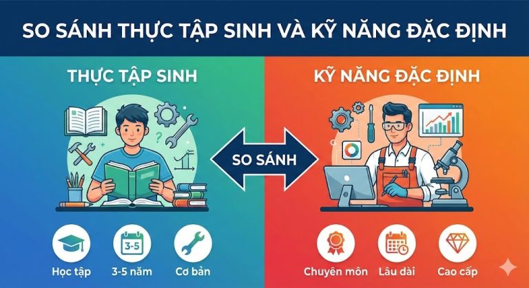 So sánh Thực tập sinh kỹ năng và Kỹ năng đặc định Nhật bản mới nhất 2025