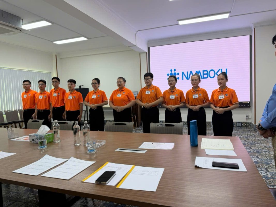 Hình ảnh toàn bộ ứng viên tham gia phỏng vấn vị trí setup khách sạn ngày 14/01/2026